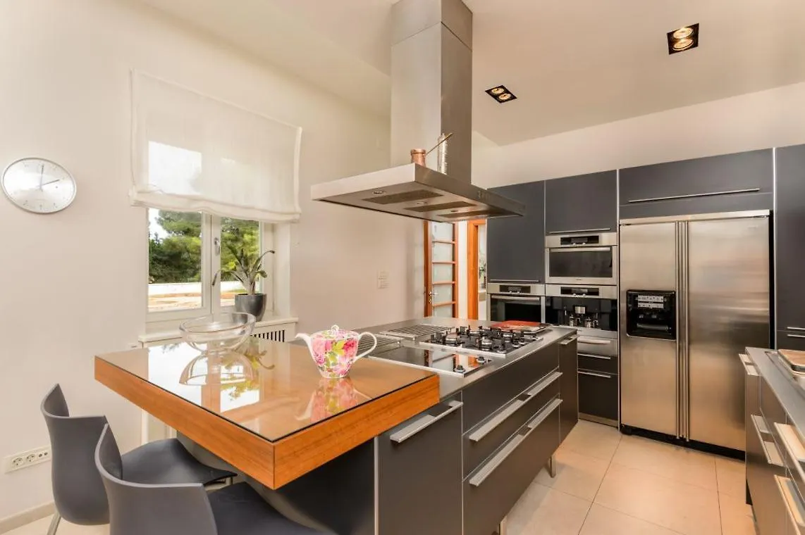 Luxury Seafront Villa Castello Split With Private Heated Pool, Jacuzzi And Sauna At The Beach In Split